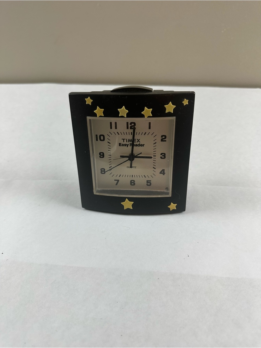 Timex Black and Gold Star Table- Alarm Clock - Easy Reader